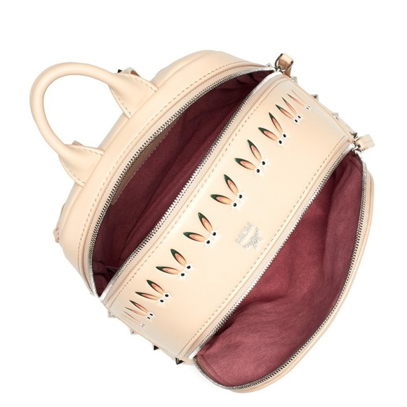 SOLD ! MCM Star Bunny Mini Leather Backpack - Picture 3 of 8